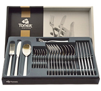 30-piece cutlery sets - prestige or trend packaging