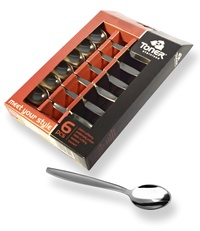 6-piece moka spoon sets - economic packaging