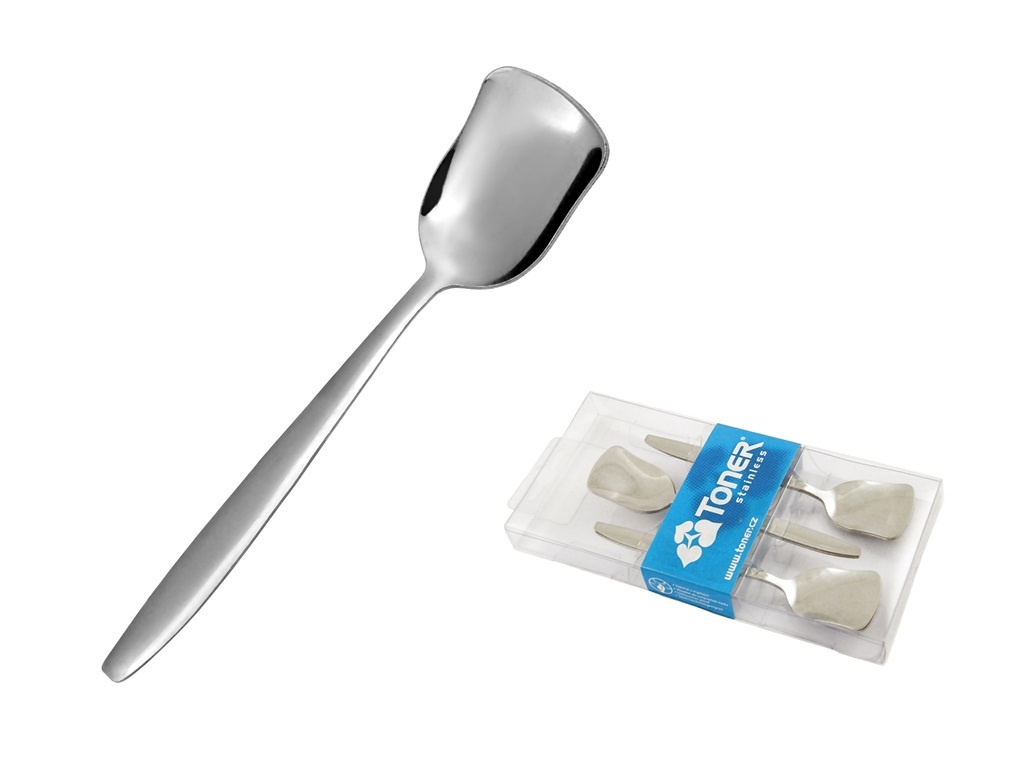 PRAKTIK ice-cream spoon 6-piece - modern packaging