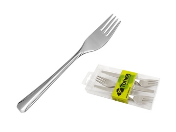 OCTAGON cake fork 6-piece - modern packaging