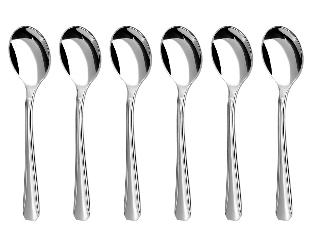 OCTAGON coffee spoon 6-piece set - modern packaging