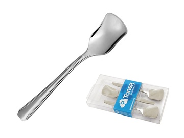 OCTAGON ice-cream spoon 6-piece - modern packaging