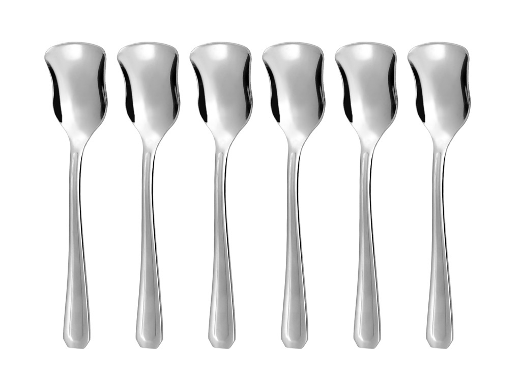 COUNTRY ice-cream spoon 6-piece - modern packaging