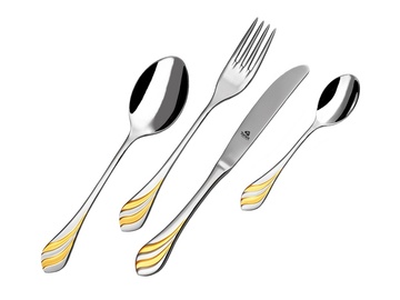 MELODIE GOLD cutlery 4-piece - prestige packaging