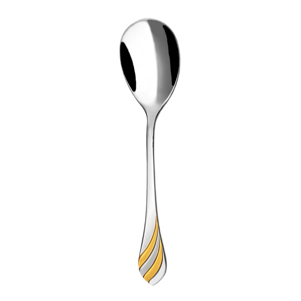 MELODIE GOLD salad serving spoon