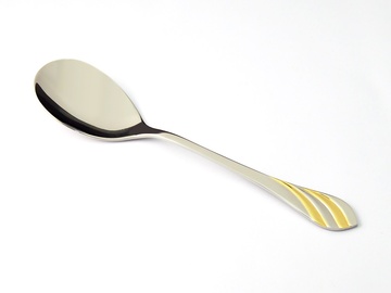 MELODIE GOLD salad serving spoon