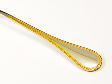 Vidlička na moučník pozlacená KORAL 6-dílná souprava prestige
