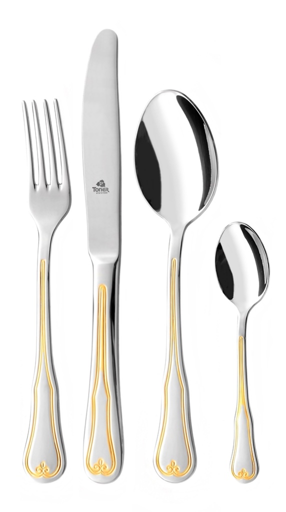 BOHEMIA GOLD cutlery 24-piece set