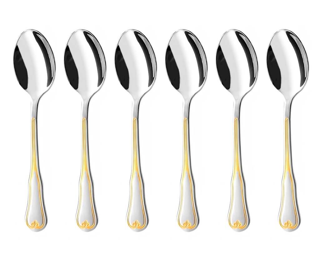 BOHEMIA GOLD coffee spoon 6-piece set