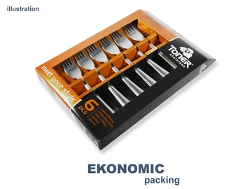 RUBÍN cake fork 6-piece - economic packaging 