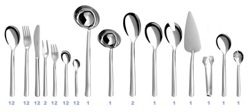 PROGRES cutlery 84-piece set