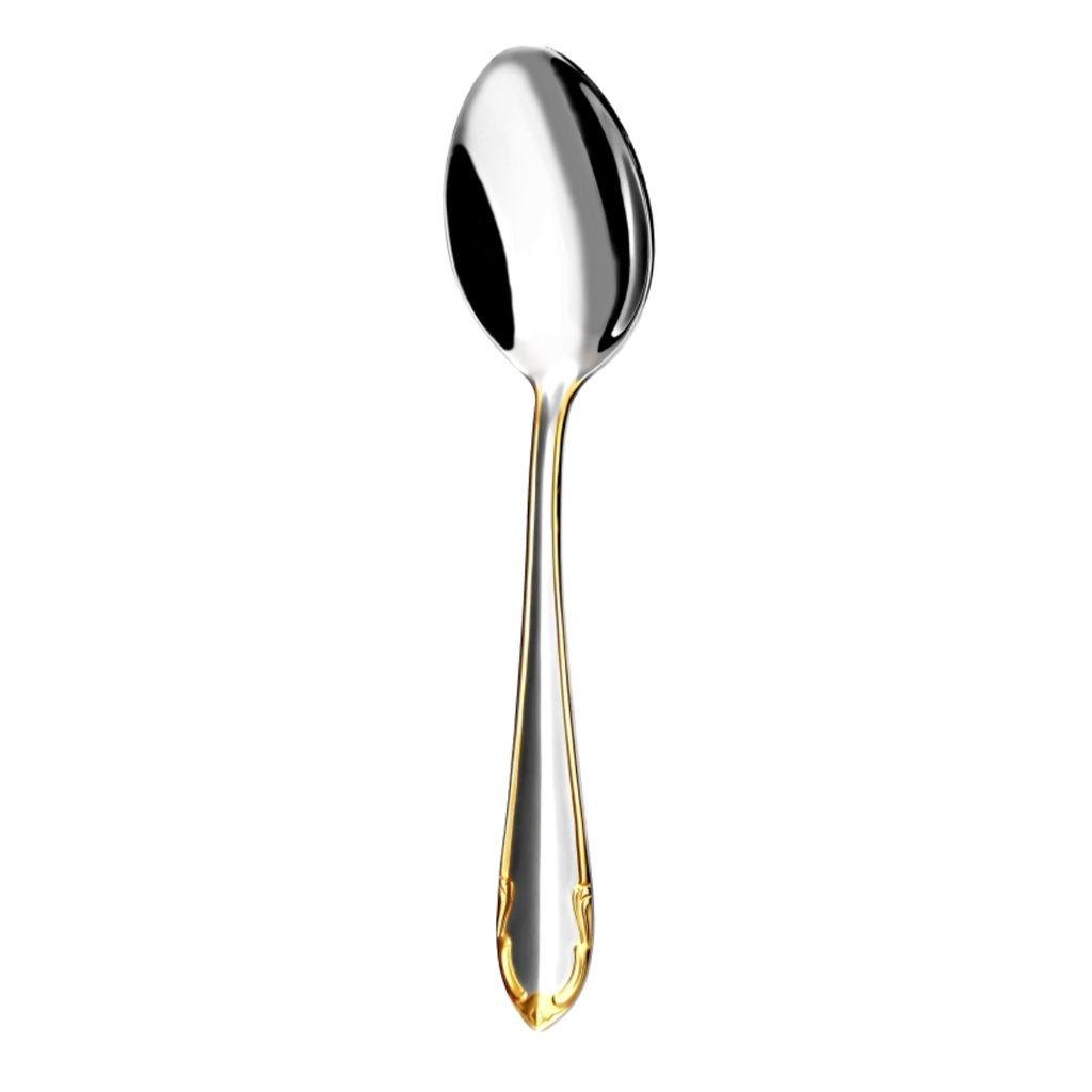 Gilded model CLASSIC PRESTIGE - spoon for appetizer/dessert.