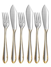 Vergoldetes Besteck CLASSIC PRESTIGE 6-teiliges Set