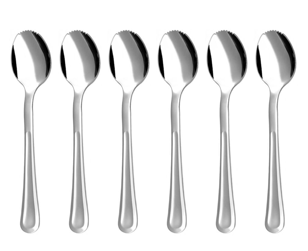 PRAHA grapefruit / kiwi spoon 6-piece - prestige or trend packaging