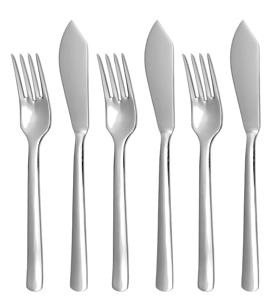 PROGRES NOVA fish cutlery 6-piece set
