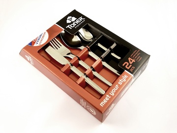 AKCENT cutlery 24-piece - economic packaging