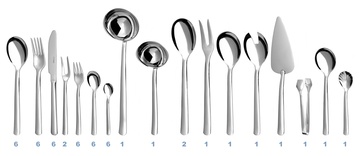 PROGRES NOVA cutlery 49-piece set