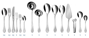 MELODIE cutlery 70-piece set