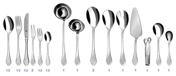 MELODIE cutlery 72-piece set