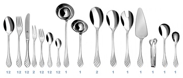 MELODIE cutlery 84-piece set