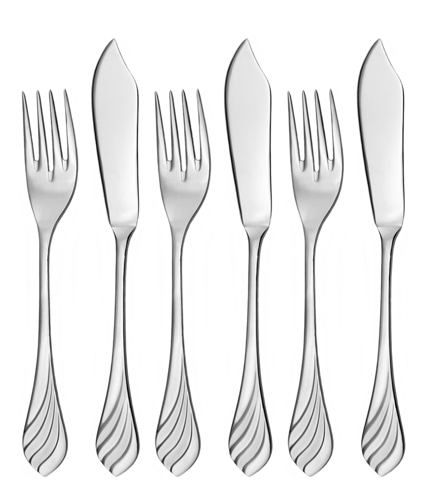 MELODIE fish cutlery 6-piece - prestige packaging