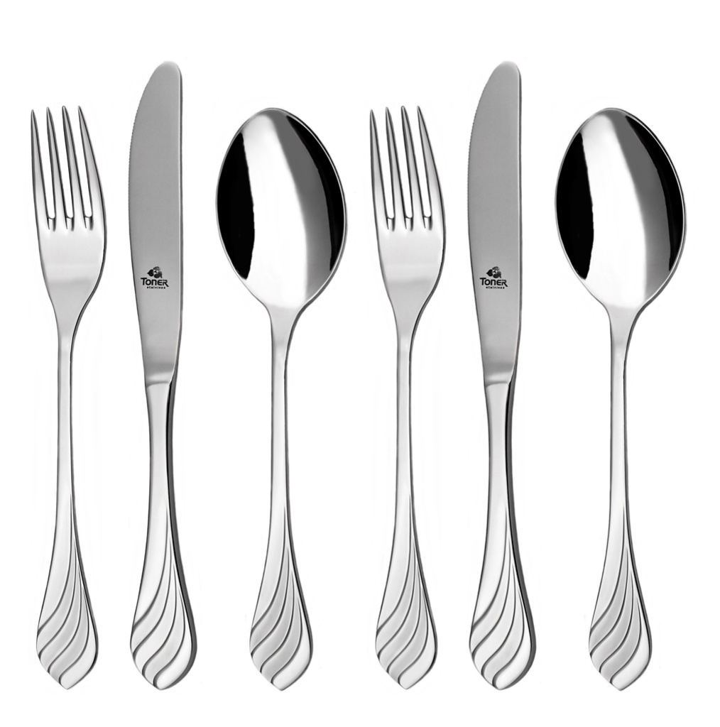 MELODIE appetizer/dessert cutlery 6-piece - prestige packaging