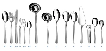 JULIE cutlery 72-piece set