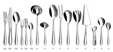 CLASSIC PRESTIGE cutlery 72-piece - prestige packaging