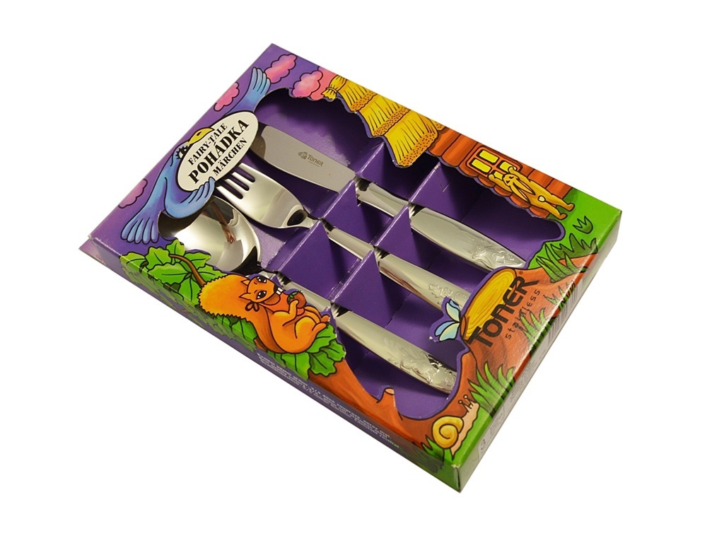 BABY cutlery 3-piece set - prestige packaging