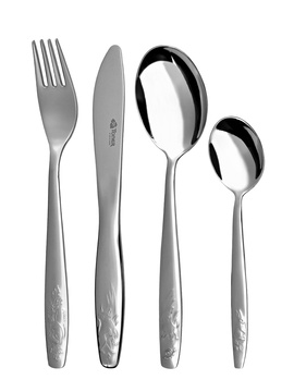 BABY cutlery 4-piece set - modern packaging