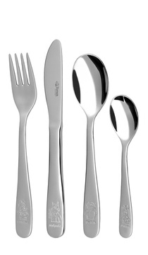 Children's cutlery ČTYŘLISTEK 4-piece prestige set