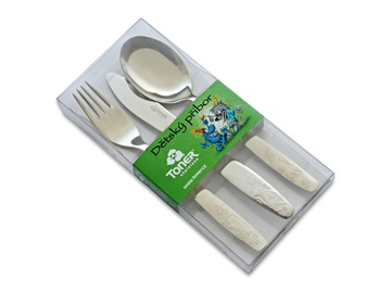 BABY cutlery 3-piece set - modern packaging