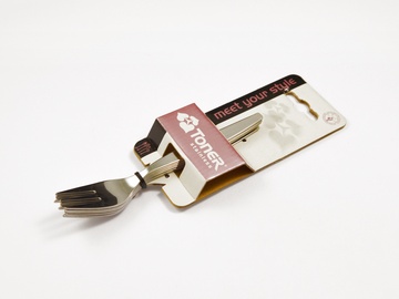 BISTRO cake fork 6-piece - hanging-tab packaging