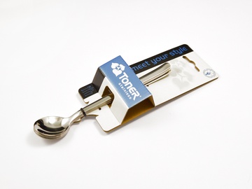 PROGRES latté spoon 4-piece - hanging-tab packaging