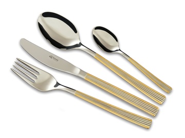 NORA GOLD cutlery 4-piece set
