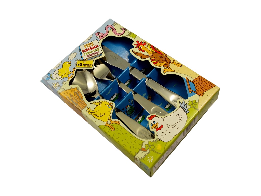 Modell PIPI - Kinderbesteck - 3-teiliges Set.