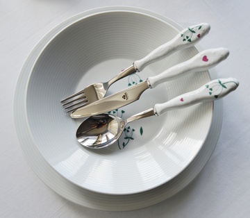 Porcelain cutlery EVERYTHING I LIKE 24-piece set