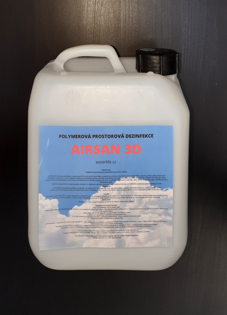 Přípravek AIRSAN-3D - 5 litrů - 3% roztok