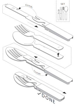 ARMY field cutlery