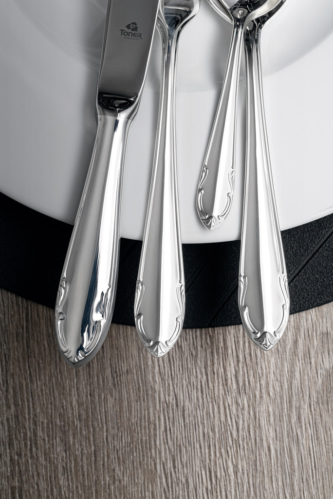 CLASSIC PRESTIGE SILVER cutlery 4 piece set