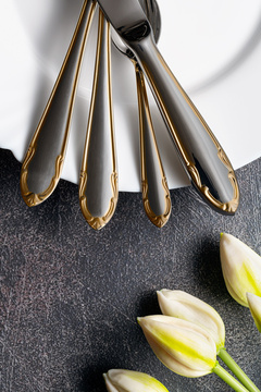 Besteck vergoldet CLASSIC PRESTIGE 24-teiliges Set