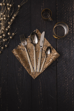 JULIE GOLD cutlery 84-piece set