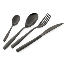 ELEVEN black cutlery - 24-piece set