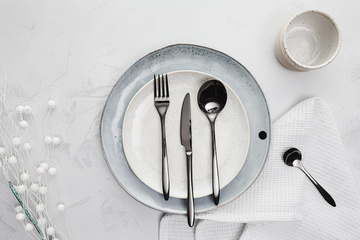 Black cutlery STYLE - 24 set