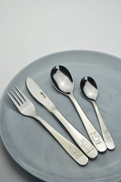 Children's cutlery ČTYŘLISTEK 4-piece prestige set