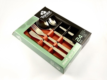 NATURA cutlery 24-piece - economic packaging