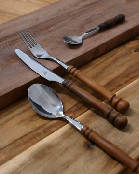  Besteck RUSTIKAL 4er-Set
