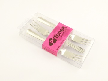 KORINT cake fork 6-piece set - modern packaging