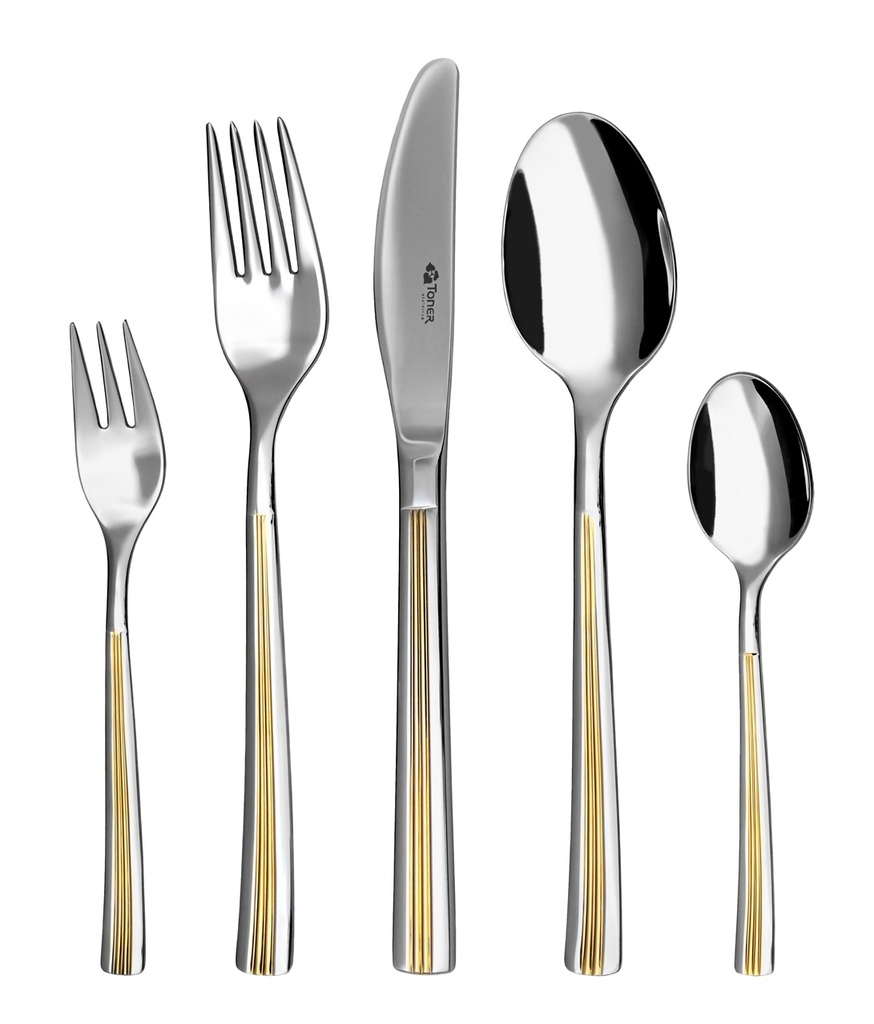 JULIE GOLD cutlery 30-piece - prestige packaging