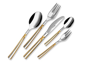 Besteck vergoldet ART 30-teiliges Set